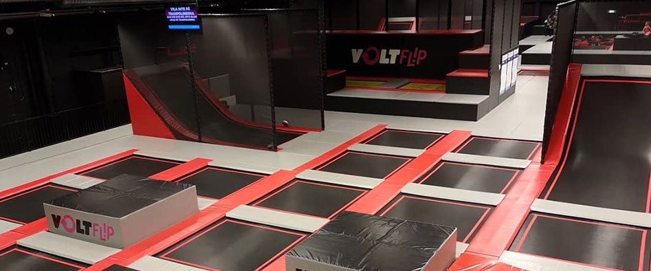 Trampolinpark anläggning